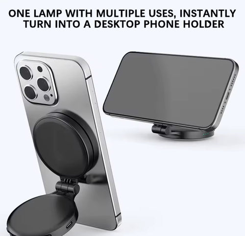 F3MA Selfie Light – Rotating LED Fill Light for iPhone 17/16/15/14/13